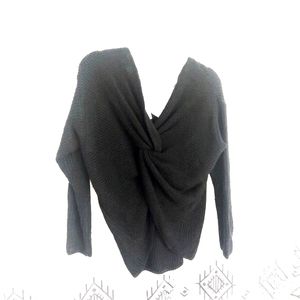 SALE! NWT MIRACLE SWEATER RUCHED TWISTED FRONT S/M